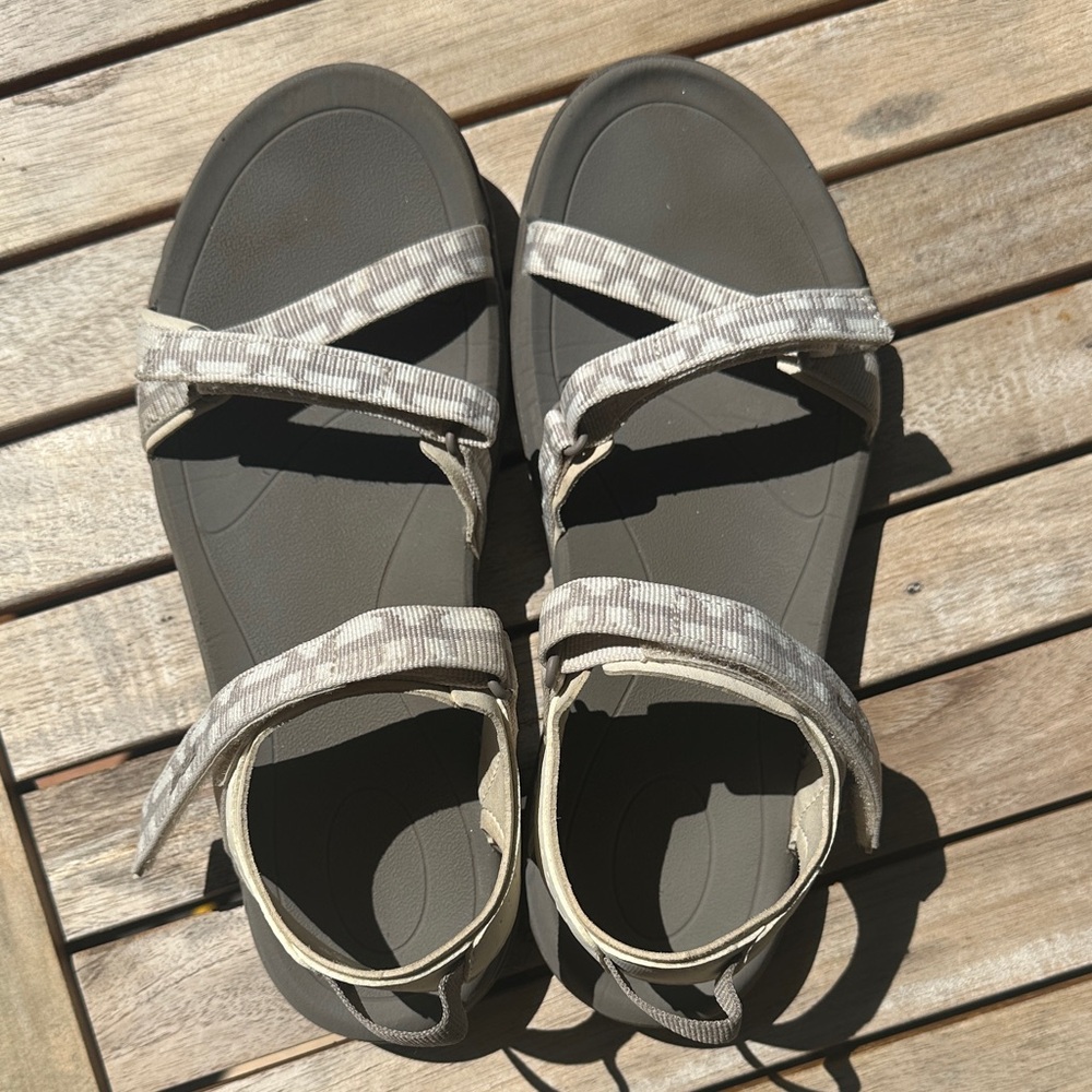 Teva Gray Strappy Sandals for Women